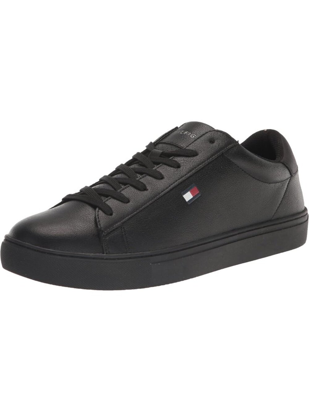Tommy Hilfiger Men's Black Closed Toe Lace Up Casual Brecon 2 Sneakers Shoes
